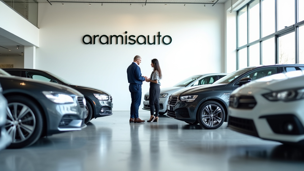 Façade de l'agence Aramisauto Cergy-Pontoise à Puiseux-Pontoise