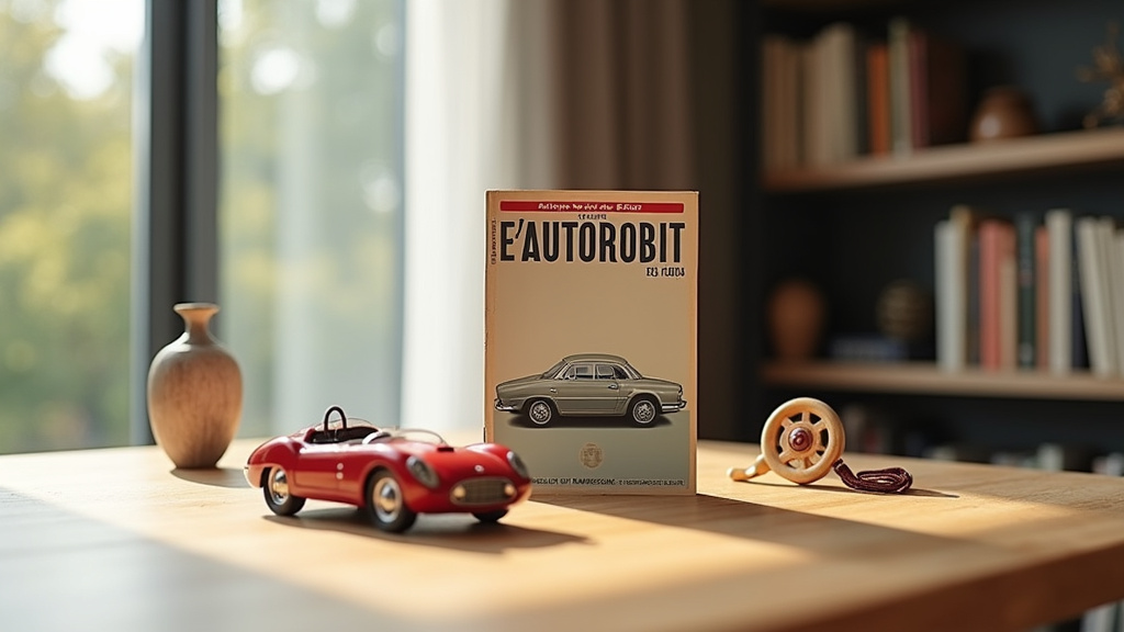Photo d'un essai routier de voiture moderne sur une route de campagne