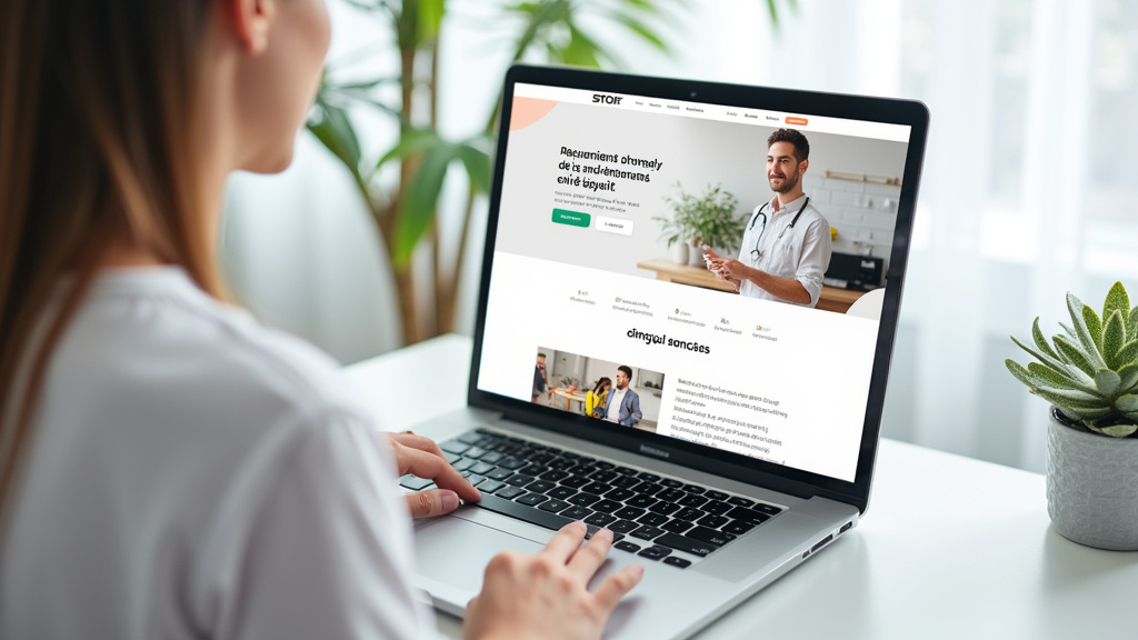 Interface de la plateforme Stootie montrant les services disponibles